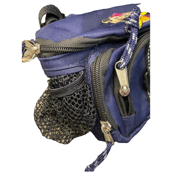 Disney Fanny Pack Adjustable Navy Blue Mickey And Minnie Mouse - Picture 3 of 5